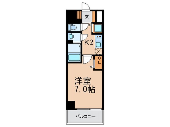 ﾌﾟﾚｻﾝｽ堺筋本町駅前ｼｪﾙ（503）の物件間取画像